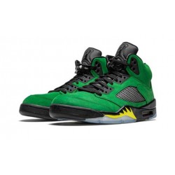 Stockx Nike Jordan 5 Oregon APPLE GREEN Shoes CK6631 307