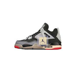 Stockx Nike Jordan 4 Bred Black Red Shoes 308497 060
